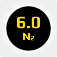 Азот (N2) 6.0 (99,9999%) в баллоне 50л 200бар, соединение  G3/4 (DIN 9)