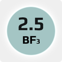 Трифторид бора  (BF3) 2.6 (99,6%) в баллоне ISO 47л. (25 кг) соединение CGA330 SS вентиль н/ж (Китай) (с баллоном)