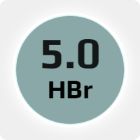Бромоводород (HBr) 5.0 в баллоне 47л. (50 кг.)  с соединением DISS634 (с баллоном) Китай